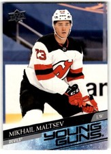 2020-21 Upper Deck Young Guns Mikhail Maltsev Rookie #723 New Jersey Devils