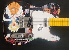 Billie Joe Armstrong Green Day Signed 1/1 Wrapped F/S Electric Guitar PSA Dookie
