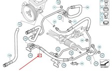 32416761481 Tube Pressure Address Steering for BMW Serie 5 Berlina 