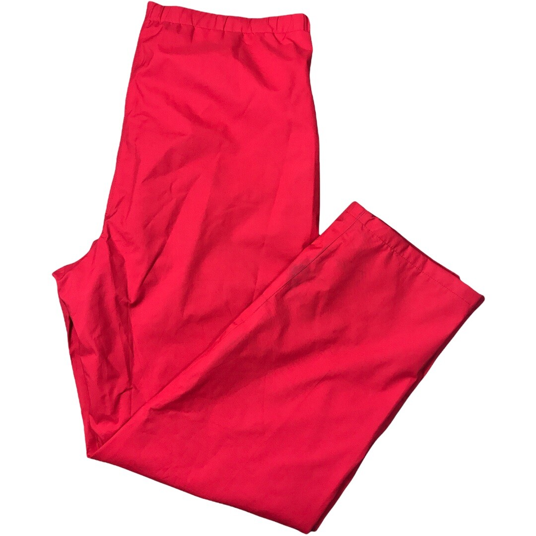 Red Waterproof Camping Rain Pants 
