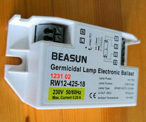 RW12-425-18A 120V 18W Lampada UV Germicida Alimentatori Elettronici 266878823494 - Foto 8