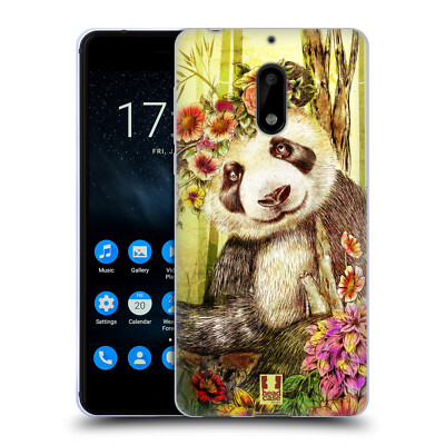 HEAD CASE DESIGNS FLORAL ANIMALS SOFT GEL CASE FOR NOKIA PHONES 1