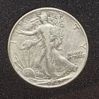 1942 50 Cents - Walking Liberty Silver Half Dollar Average Circulated - Everslab
