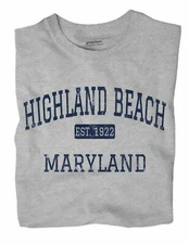 Highland Beach Maryland MD T-Shirt EST