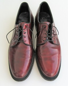 burgundy oxfords mens