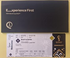 Match 16 Brazil Serbia 2022 FIFA World Cup Hospitality Ticket Stub (Mint)