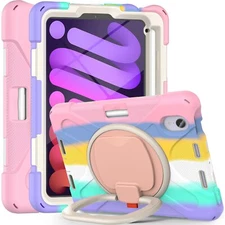 For iPad Mini 6 mini4/5 Air4 10.9 Case Shockproof Heavy Duty Stand Case Cover