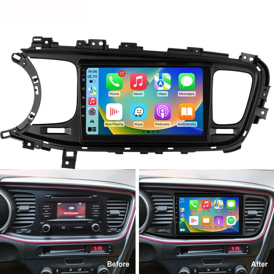 Android 15 Car Stereo Apple Carplay GPS Wifi Radio for Kia Optima K5 2013-2015 - Image 2 of 4