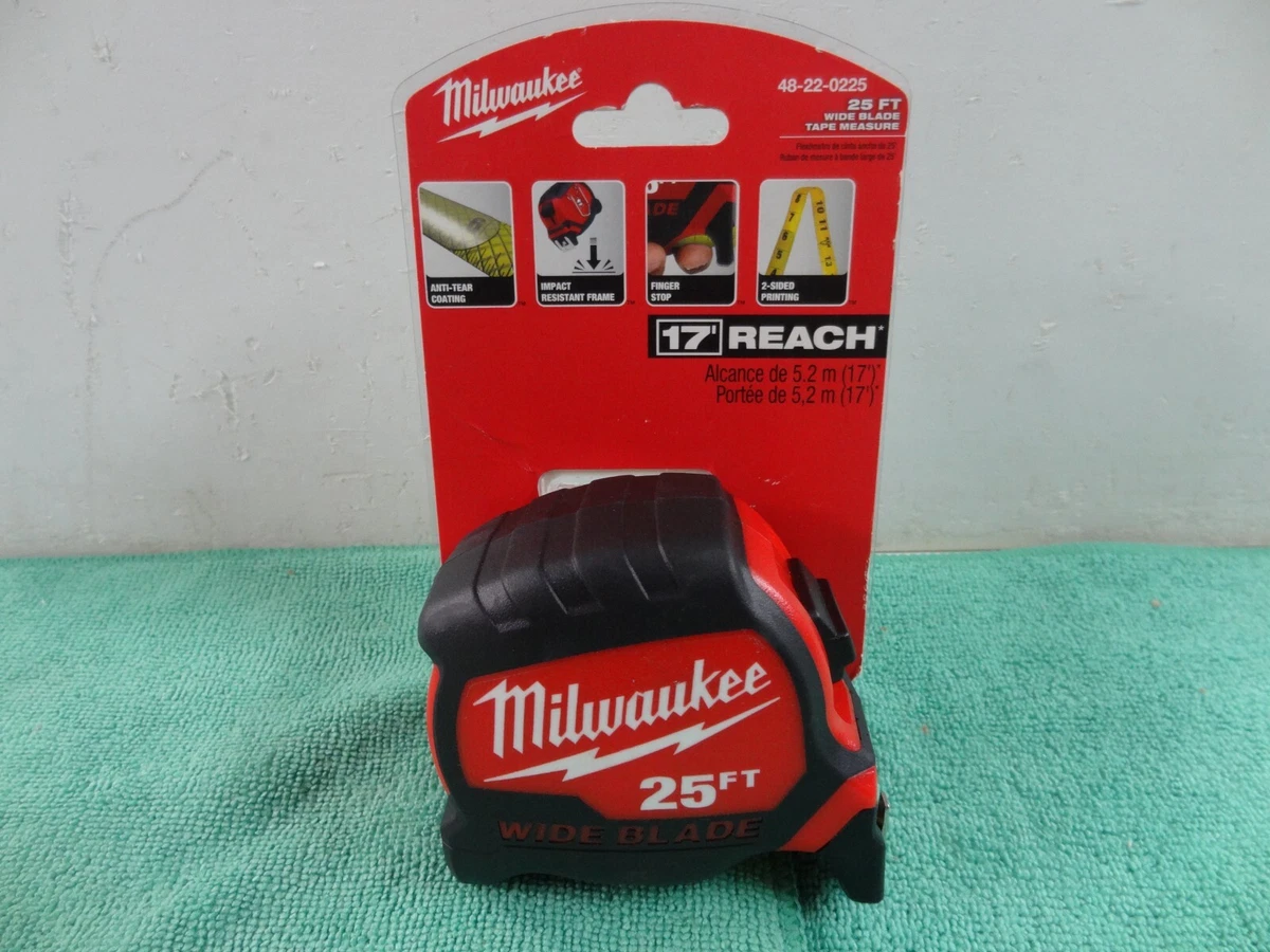 Wide blade on sale tape measure
