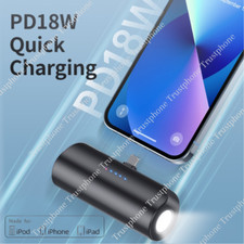 5000mAh Portable 18W Charger External Battery Pack Power Bank For iPhone 14 13 8