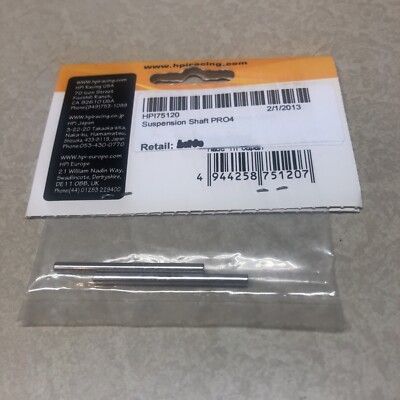HPI プロ4 HPI 75120 Suspension Shaft 3x41mm RS4 PRO 4 NIP | eBay