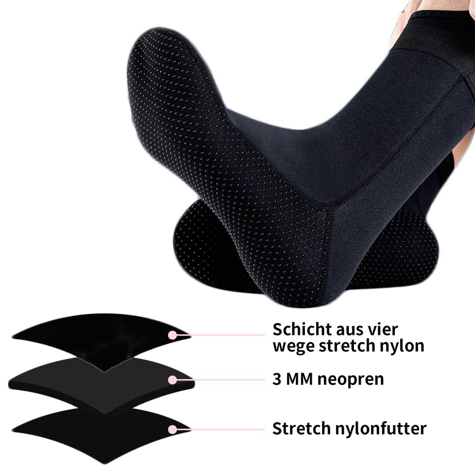 Chaussettes D'eau - V GEBY - Rose - Antidérapantes - Épaisses - Pour