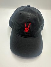 Logan Henderson Red Rabbit Logo Black Music Mens Adult Cotton Baseball Cap Hat