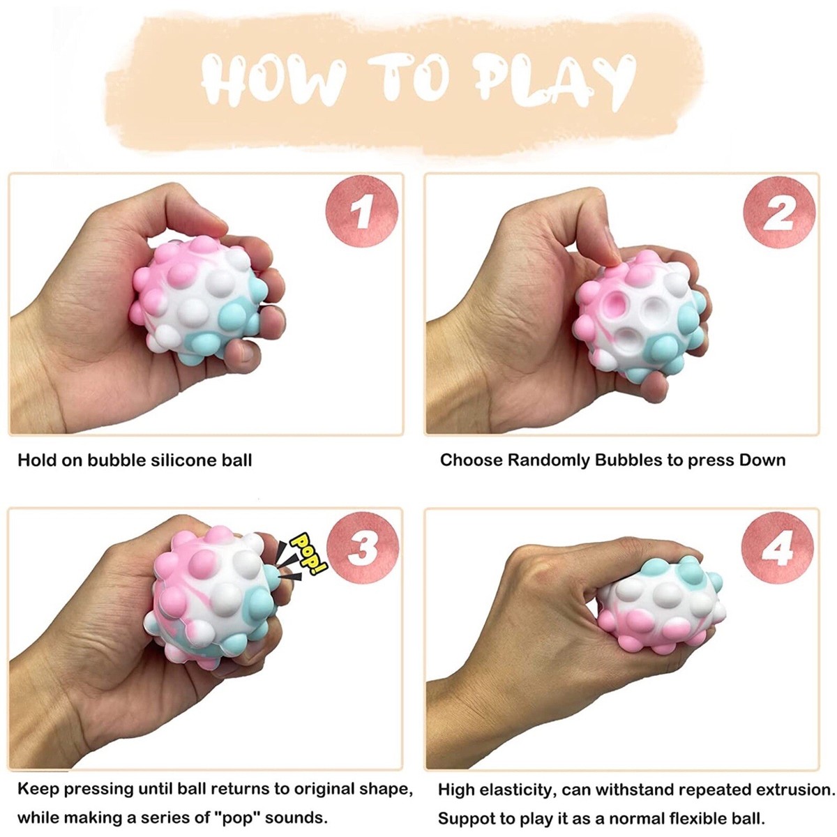 Set De 46 Llaveros Pop Fidget De Silicona – Juguetes Sensoriales Mini Para Aliviar El Estrés Y La Ansiedad, Ideales Para Niños Y Adultos