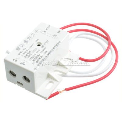 220V Delay Human Body Motion Detector Microwave Radar Sensor Switch Security