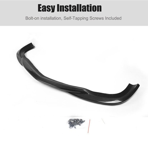 Parachoques delantero de fibra de carbono para Mercedes W204 C63 2008-2011 alerón labio barbilla - Imagen 9 de 12