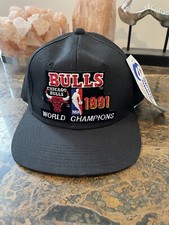 1991 Bulls Championship Sport Specialties Black Hat NWT New With Tags! Rare!