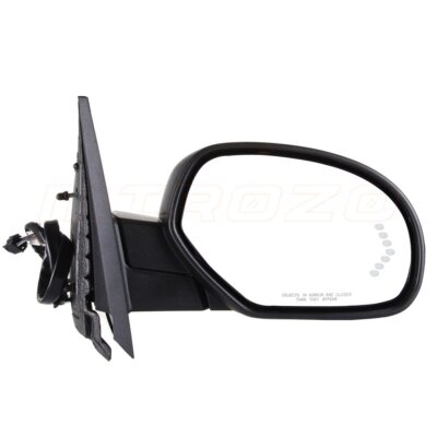 MIROZO RH Passenger Mirror Power Fold Heated Turn Signal For 2007-2013 Chevy GMC