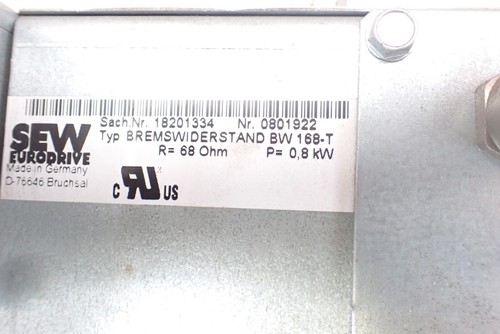 SEW EURODRIVE - Brake Resistor -- 68 ohm 0.8kW -- BW168-T - 第 5/5 張圖片