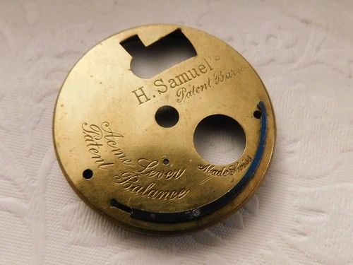 RARE 1895 VINTAGE H SAMUEL MANCHESTER KEY WIND POCKET WATCH STERLING SILVER CASE - Picture 12 of 16