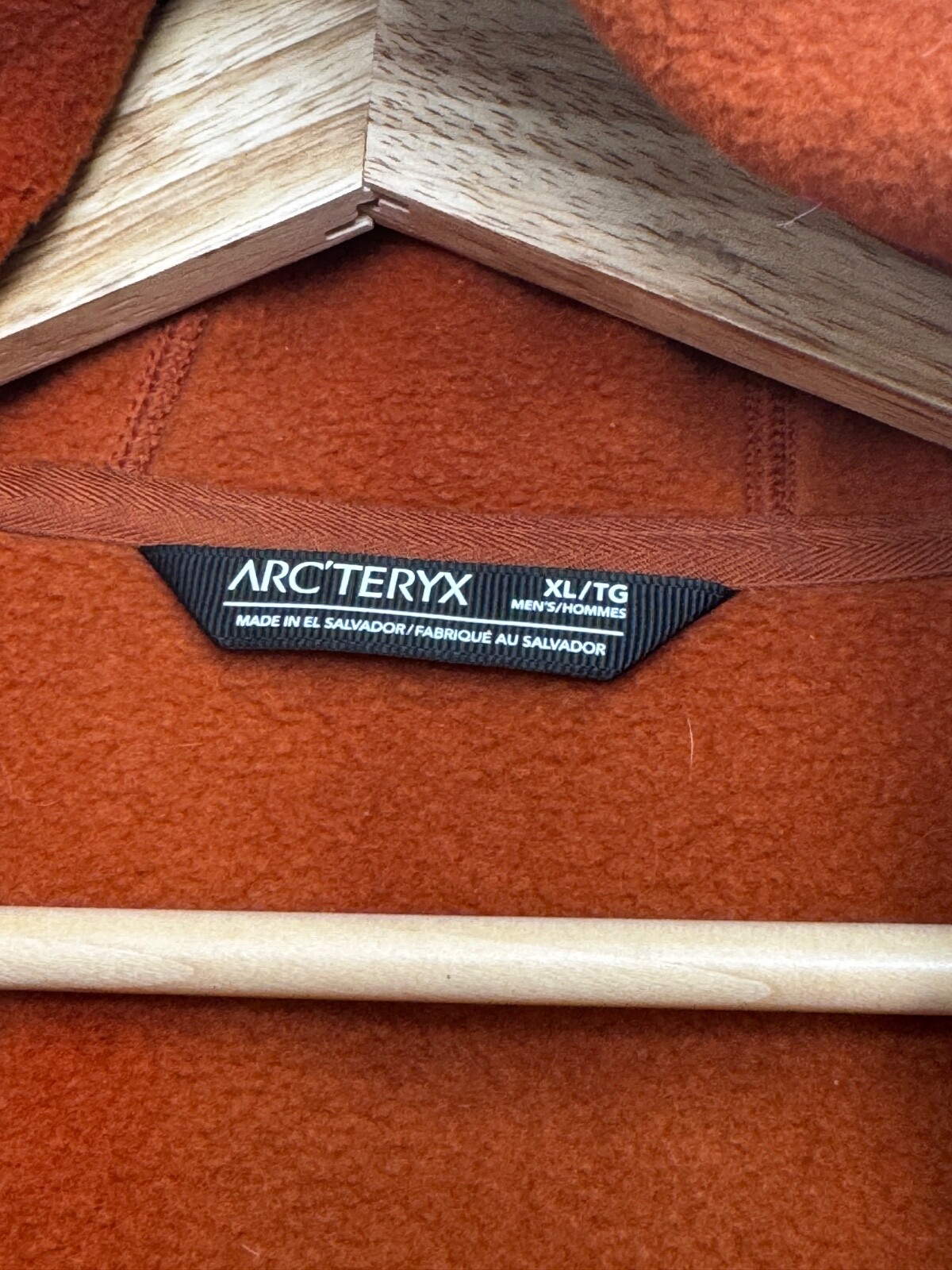 Giacca Arc'teryx Kyanite AR Full Zip Arancione Ruggine Bruciato Uomo XL