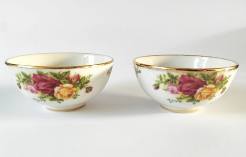 Royal Albert - Service à Pâtisserie/gâteau  13  - Roses De Campagne Anciennes Porcelaine Tete A Tete