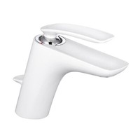 Kludi 520239175 Waschtischarmatur Balance In Weiss/Chrom Mit Ablaufgarnitur /...