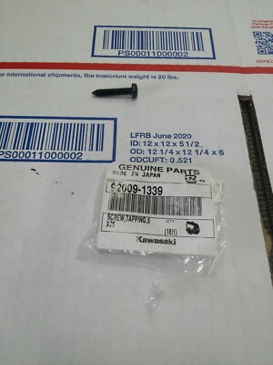 ①〜④ Kawasaki Motorcycle Tapping Screw NOS OEM P# 92009-1339 | eBay