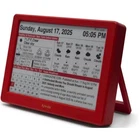 Kylendar E-Ink Smart Calendar Dashboard Vibrant Red Wireless Sync Weather News