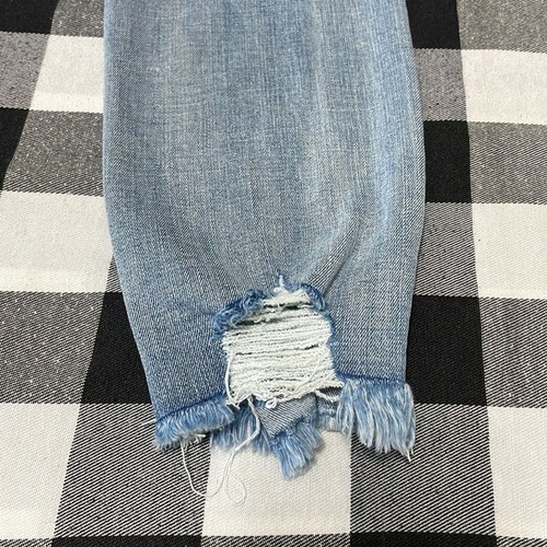Pantalones de mezclilla ajustados al tobillo tiro medio calce universal BKE Payton con hebilla talla 31 x 27 elásticos - Imagen 14 de 15