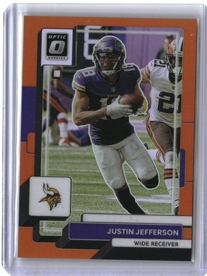 2022 Donruss Optic #129 Justin Jefferson Orange #/199