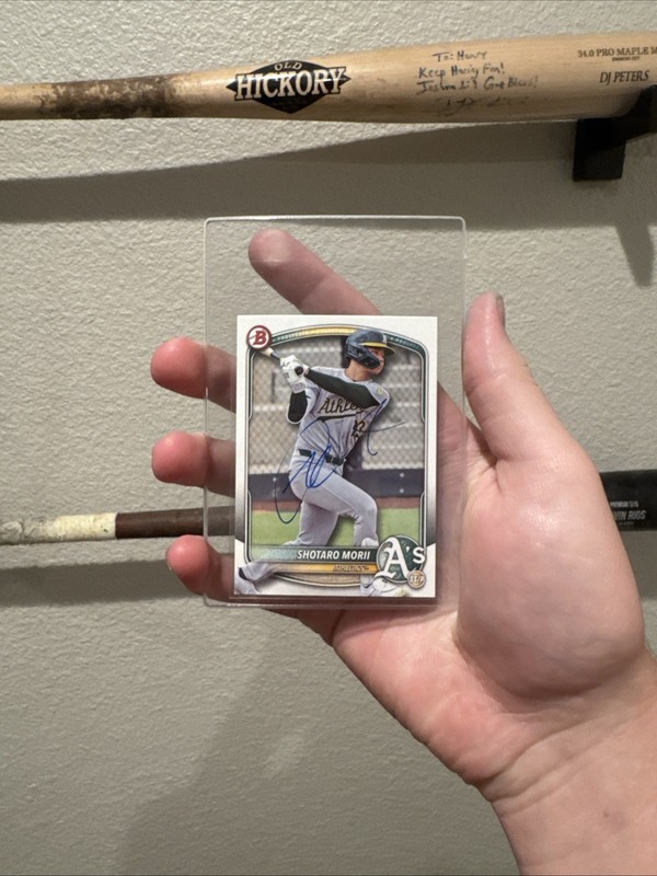 2025 Bowman Prospects Shotaro Morii IP Auto Top Two Way Prospect