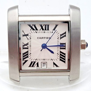Cartier Tank Francaise Watch Dial No Band WORKS Lot. H1