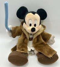 Disney Parks Star Wars Jedi Mickey Mouse 10  Plush Obi Wan Kenobi Stuffed Toy