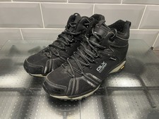 Trespass DLX Stivali Softshell Uomo UK 7 Nero Impermeabile Suola Vibram - Ottime Condizioni