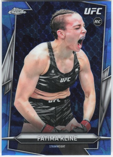 2026 Topps Chrome UFC Sapphire Edition #158 Fatima Kline