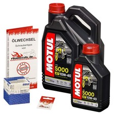 Honda CB 1100 F Super Bol d'Or, 83-84, SC11; olio Motul 10w40; set filtro olio Mahle