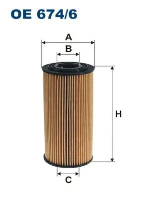 Ölfilter Filtereinsatz OE 674/6 FILTRON für KIA HYUNDAI GENESIS