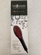 Pro Cabello Luxury 5500 Infrared Straightening Brush Straightener Black NIB