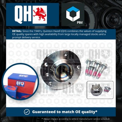 Wheel Bearing Kit fits BMW 118D 2.0D Front 04 to 13 QH 31216765157 31222405866