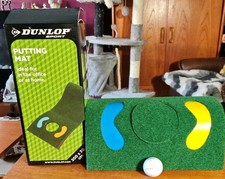 Dunlop Sport Golf Putting Mat  In the Office or At Home 200 x 30cm New Boxed 