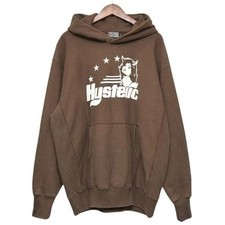 Hysteric Glamour Devil Girl Print Brown Pullover Hoodie XL Good Condition