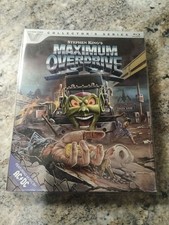 Maximum Overdrive Blu ray Vestron Video Collector's Series Slipcover  Emilio