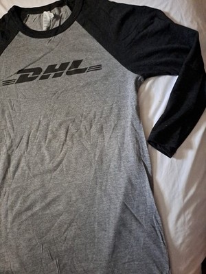 Dhl Brand Raglan Shirt Lot Of 3 Mens Medium Global Logistics Unworn Triblend 
