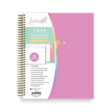 Livewell 2026 Weekly and Monthly Planner Calendar, January 2026 - December 20...