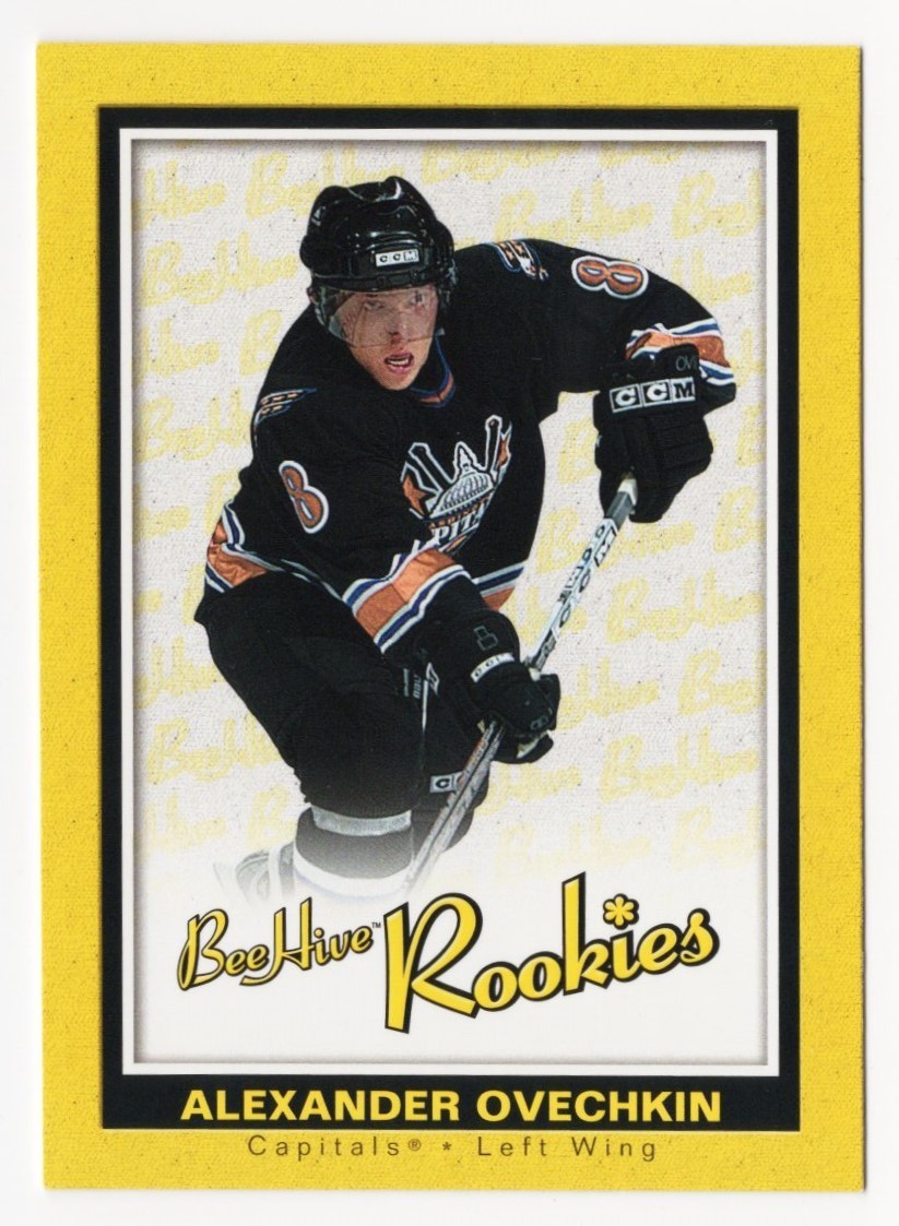 2005 Upper Deck Bee Hive Hockey RC Rookie Yellow SP Alexander Ovechkin #102