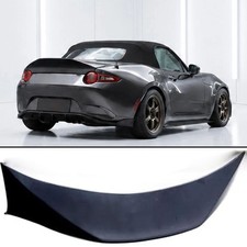 Rear Trunk Spoiler For Mazda Mx5 Miata Nd Highkick Spoiler Unpainted Black 16-22