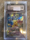 Pokemon Pikachu Promo Card 004/Sv-p Full Art Gem Pack Chinese Edition CGC 10