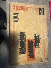 All State Electric Train Set 9625 Sears Marx Smoking Metal Locomotive Track Box