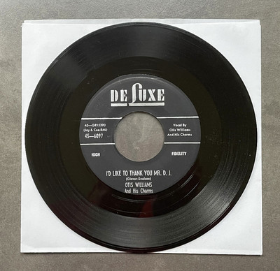 7'' Otis Williams - I'd Like To Thank You Mr. D.J. - US De Luxe